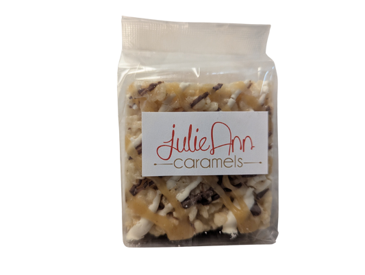 Bananas Fosters Caramel Crispy Treat