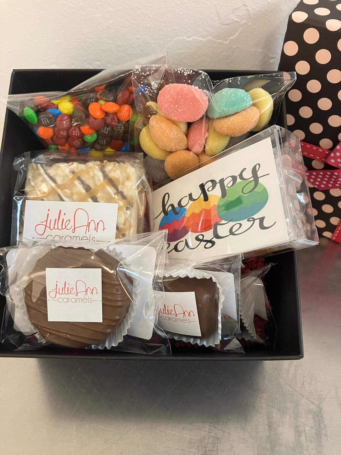 Pink Polka Dot Gift Box – A Sweet Surprise for Easter