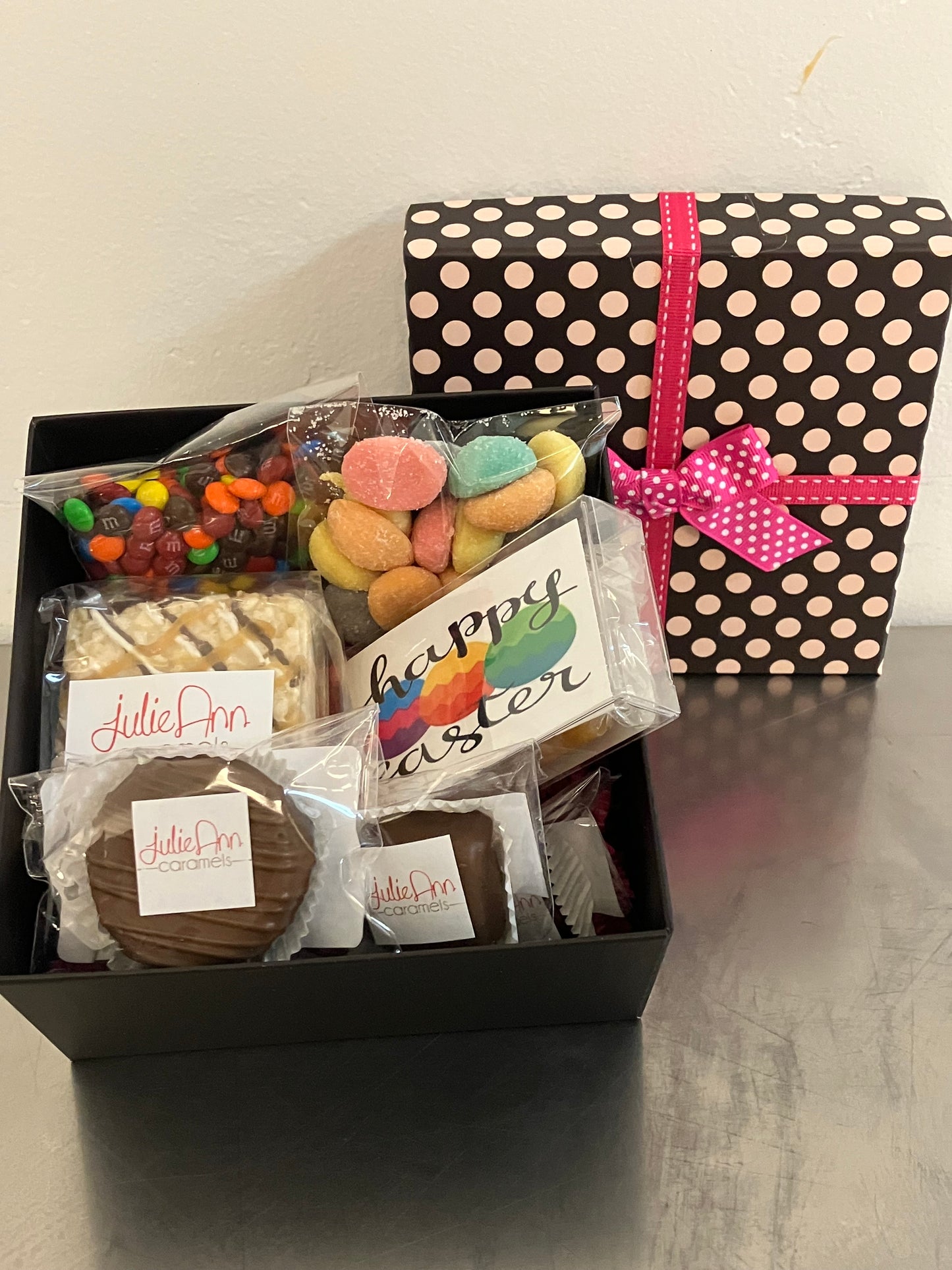 Pink Polka Dot Gift Box – A Sweet Surprise for Easter