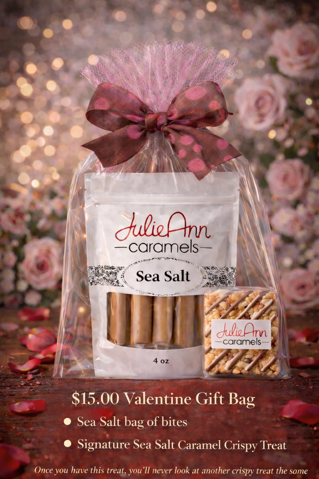 Caramel Crispy and Bag of Bite Gift Bag