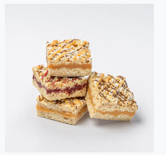 Signature Caramel Crispy Treat Bundle (4 Treats Per Order)