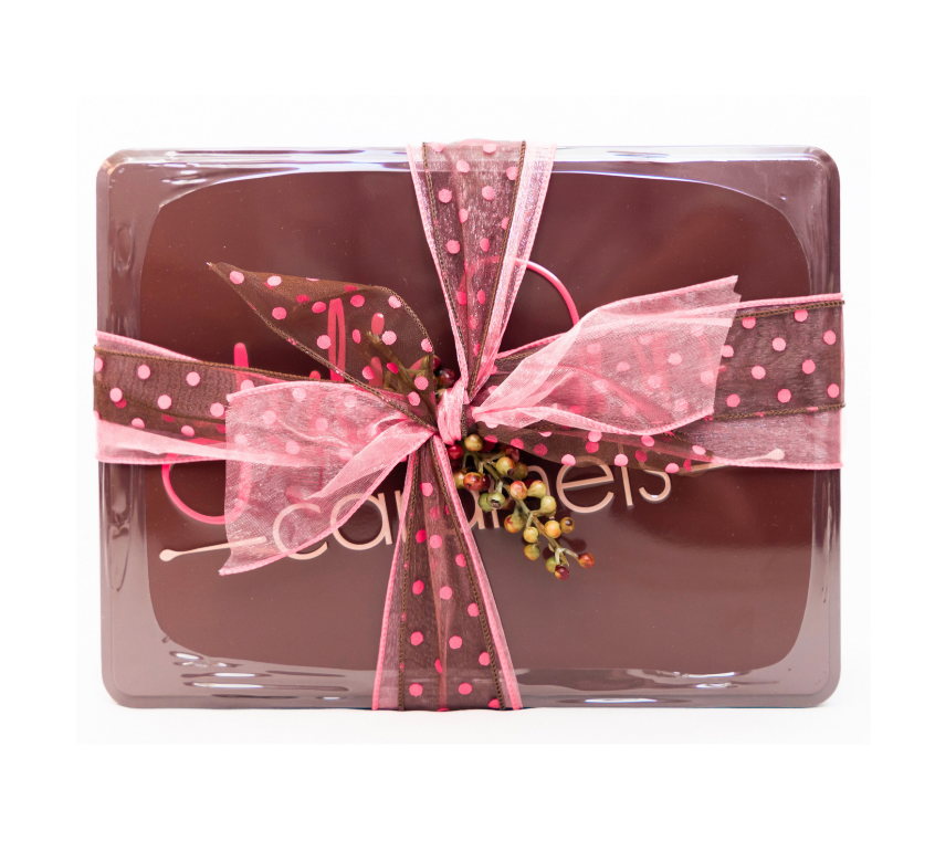 Deluxe Gift Tin: Unique Homemade Caramels & Chocolate Treats